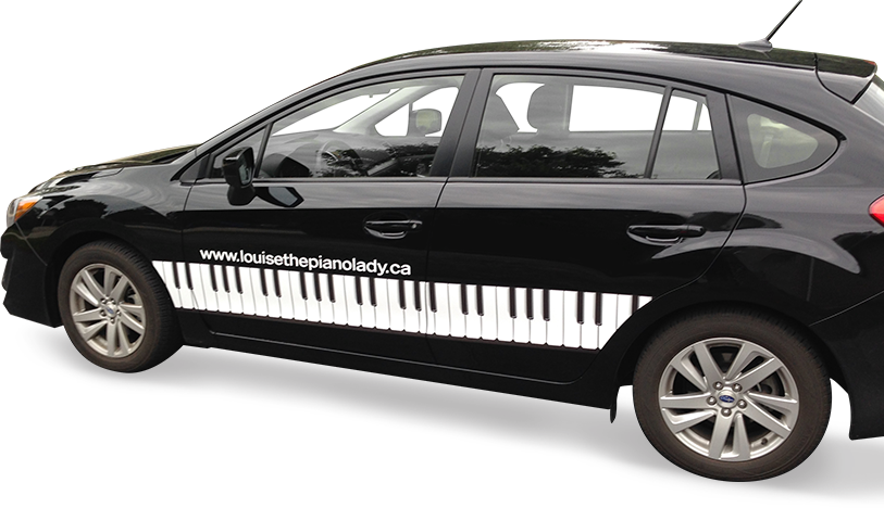 Louise the Piano Lady's car